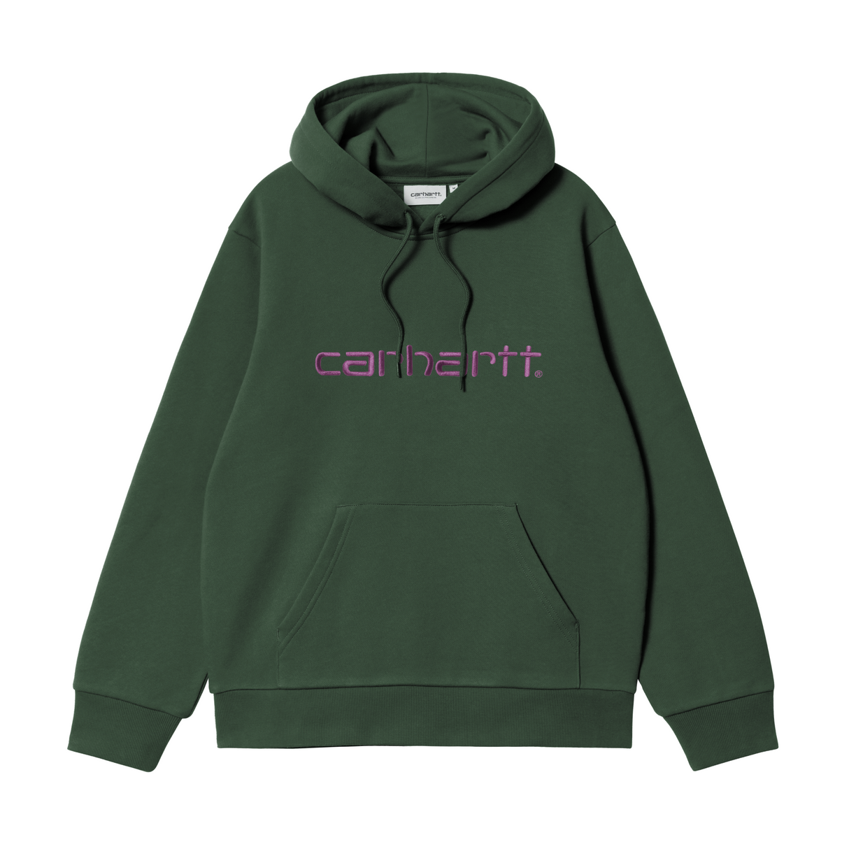 Carhartt WIP Hooded Carhartt Sweatshirt – Sycamore Tree / Phlox