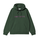 Carhartt WIP Hooded Carhartt Sweatshirt – Sycamore Tree / Phlox