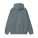 Carhartt WIP Hooded Chase Sweatshirt - Cozy Blue / Gold