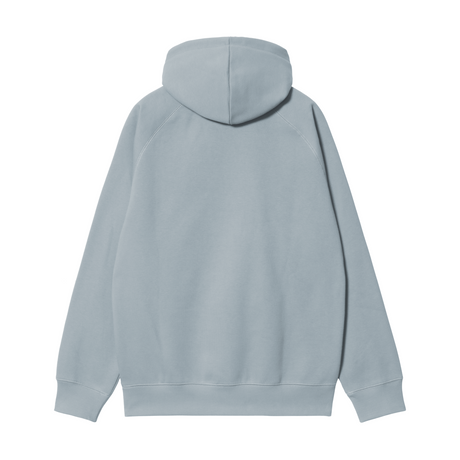 Carhartt WIP Hooded Chase Sweatshirt - Frosted Blue / Gold