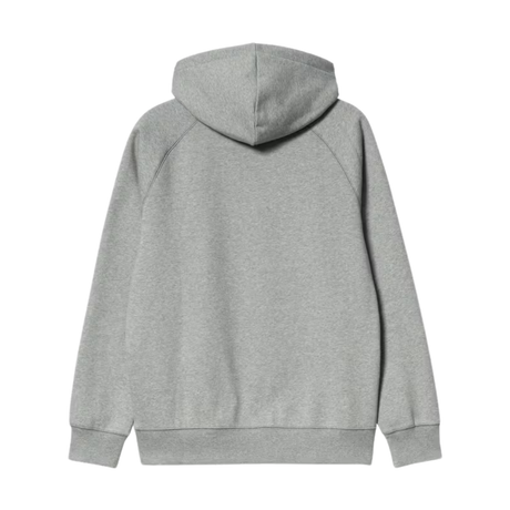 Carhartt WIP Hooded Chase Sweatshirt - Grey Heather / Gold