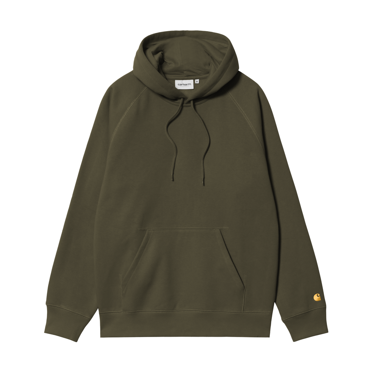 Carhartt WIP Hooded Chase Sweatshirt - Olive / Gold