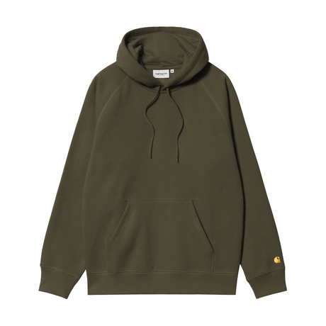 Carhartt WIP Hooded Chase Sweatshirt - Olive / Gold