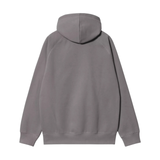 Carhartt WIP Hooded Chase Sweatshirt - Porphyry / Gold