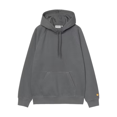 Carhartt WIP Hooded Chase Sweatshirt - Styx / Gold