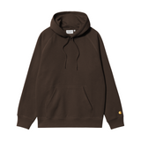 Carhartt WIP Hooded Chase Sweatshirt - Tobacco / Gold