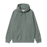 Carhartt WIP Hooded Chase Sweatshirt - Velvet Green / Gold