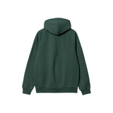 Carhartt WIP Hooded Chase Zip Jacket - Discovery Green / Gold