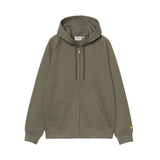 Carhartt WIP Hooded Chase Zip Jacket - Leaf / Gold