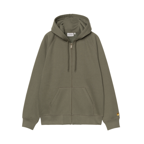 Carhartt WIP Hooded Chase Zip Jacket - Leaf / Gold