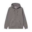 Carhartt WIP Hooded Chase Zip Jacket - Porphyry / Gold