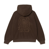 Carhartt WIP Hooded Limn C Fleece Sweatshirt - Tobacco