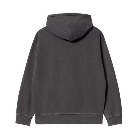Carhartt WIP Hooded Nelson Sweatshirt - Black (garment dyed)