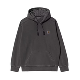 Carhartt WIP Hooded Nelson Sweatshirt - Black (garment dyed)