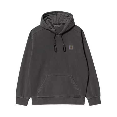 Carhartt WIP Hooded Nelson Sweatshirt - Black (garment dyed)