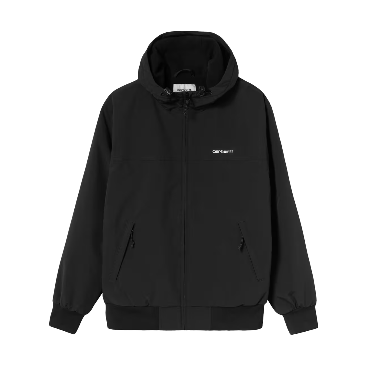 Carhartt WIP Hooded Sail Jacket (Winter) - Black / White