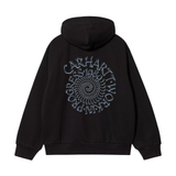 Carhartt WIP Hooded Spiral Sweatshirt - Black