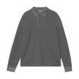 Carhartt WIP L/S Waffle Rugby Shirt - Black (garment dyed)