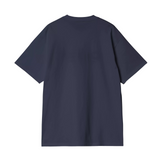 Carhartt WIP Label Script T-Shirt - Blue