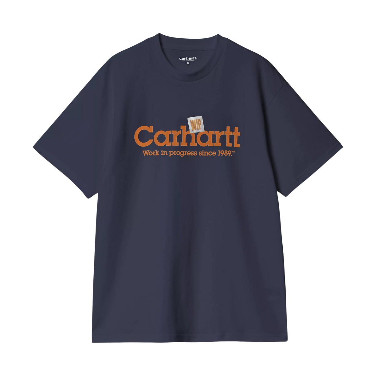 Carhartt WIP Label Script T-Shirt - Blue