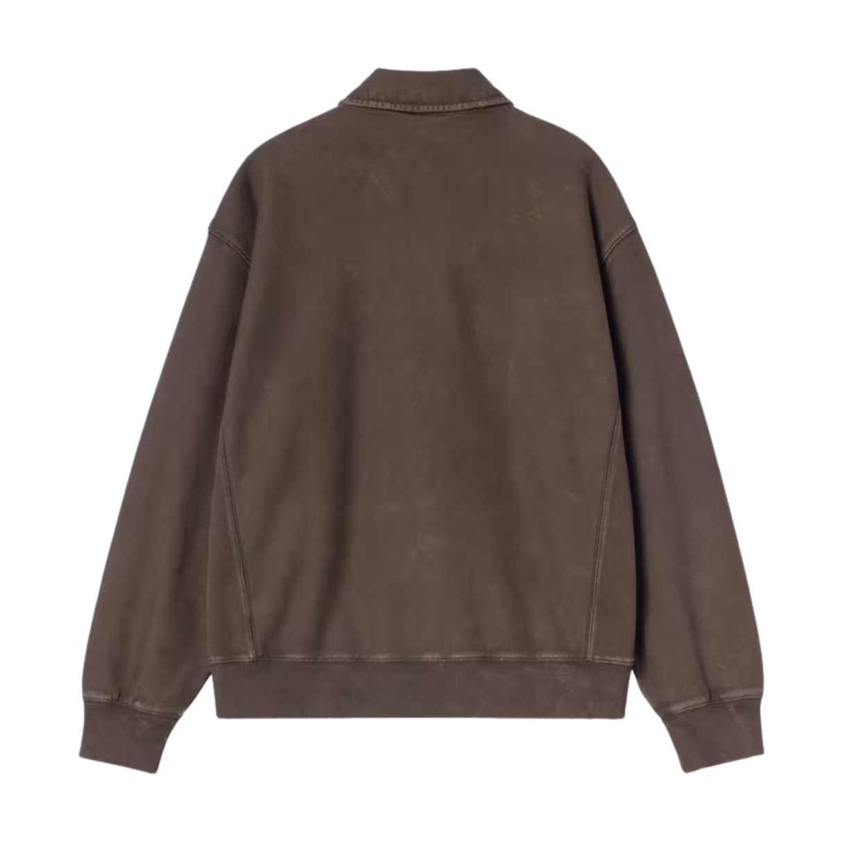 Carhartt WIP Lambert Polo Sweatshirt - Tobacco (moon wash)