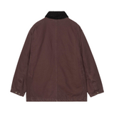 Carhartt WIP Lander Coat Jacket - Palisander / Black stone washed