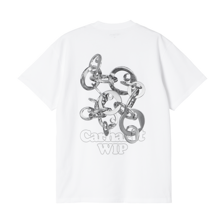 Carhartt WIP Linked Charms T-Shirt - White / Silver