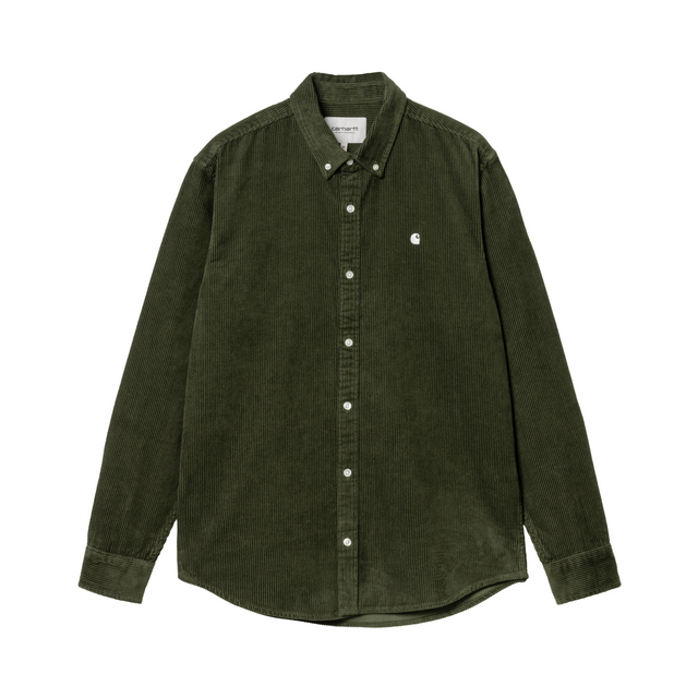 Carhartt WIP Madison Cord Shirt - Tarragon / Wax