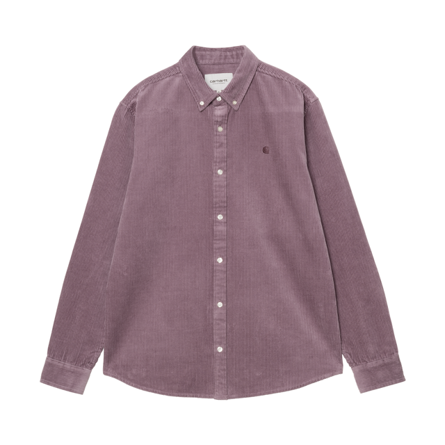 Carhartt WIP Madison Fine Cord Shirt - Phlox / Phlox