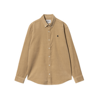 Carhartt WIP Madison Fine Cord Shirt - Sable / Wax