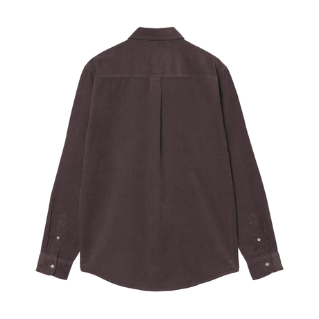 Carhartt WIP Madison Fine Cord Shirt - Shale / Wax