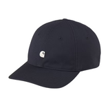 Carhartt WIP Madison Logo Cap - Dark Navy / White