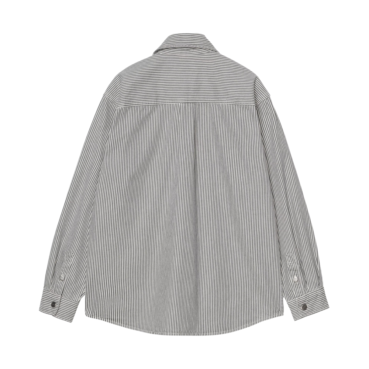 Carhartt WIP Mercer Shirt Jacket - Mercer Stripe, Graphite / (stone washed)