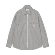 Carhartt WIP Mercer Shirt Jacket - Mercer Stripe, Graphite / (stone washed)