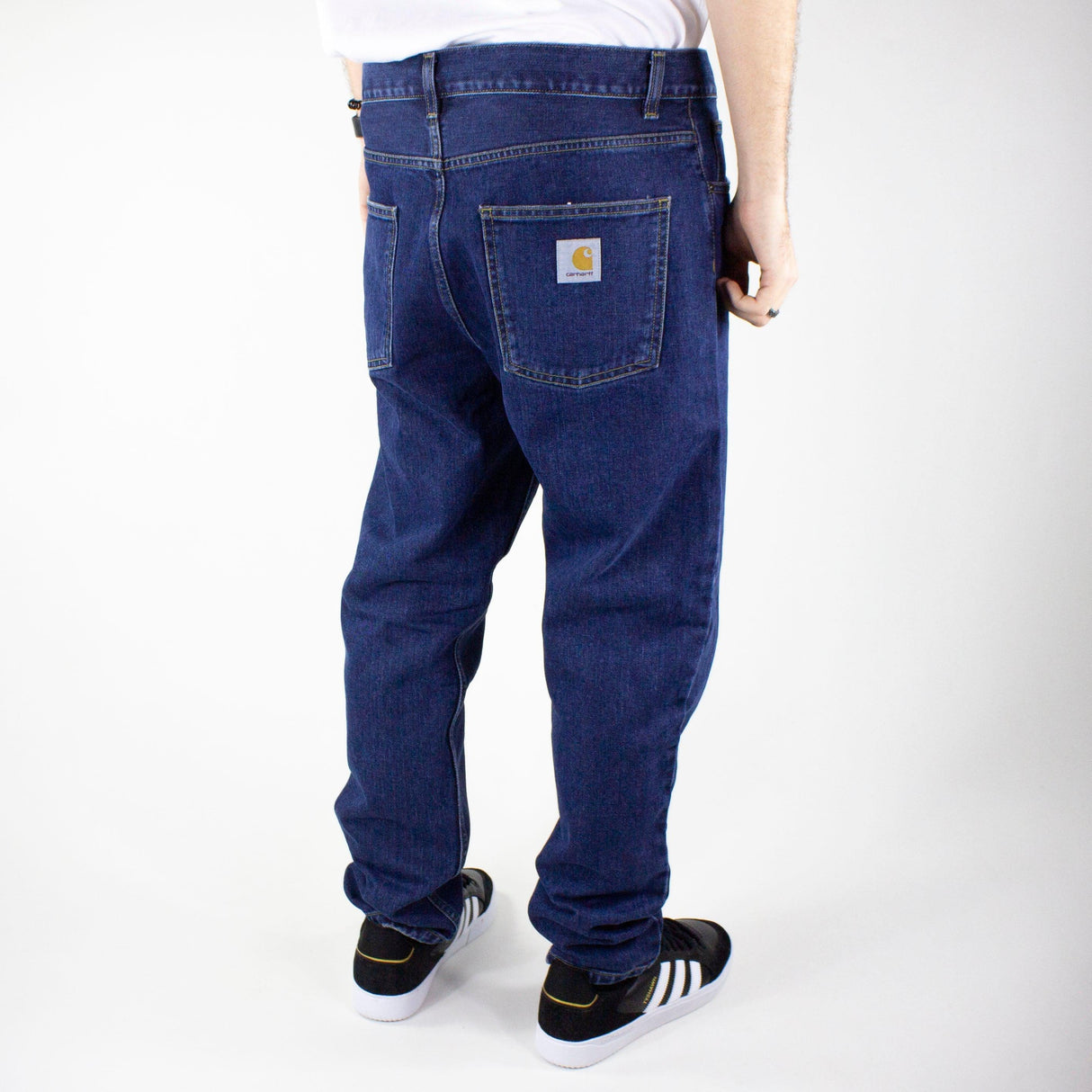 Carhartt WIP Newel Pant - Blue (stone washed)