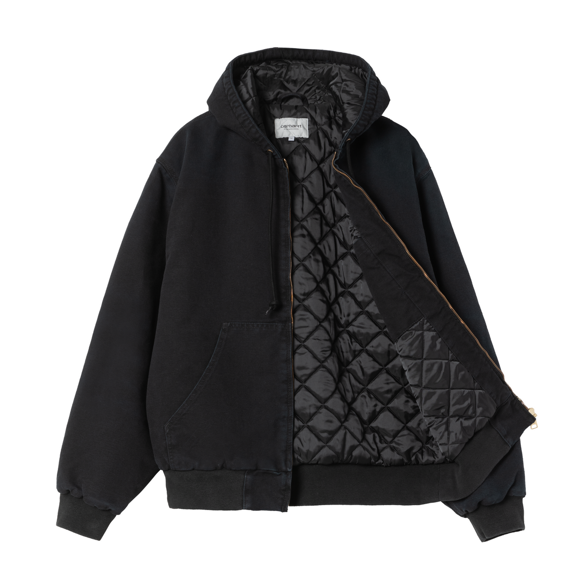 Active Jacket Carhartt WIP OG Active Jacket (Winter) - Black (stone canvas) – Remix ...