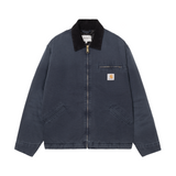 Carhartt WIP OG Detroit Jacket (Winter) - Dark Navy / Black (stone canvas)