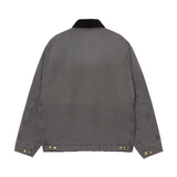 Carhartt WIP OG Detroit Jacket (Winter) - Graphite / Black (stone canvas)