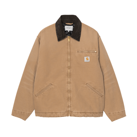 Carhartt WIP OG Detroit Jacket (Winter) - Hamilton Brown / Tobacco (stone canvas)
