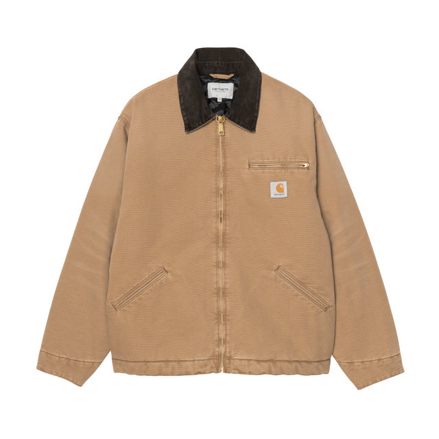 Carhartt WIP OG Detroit Jacket (Winter) - Hamilton Brown / Tobacco (stone canvas)