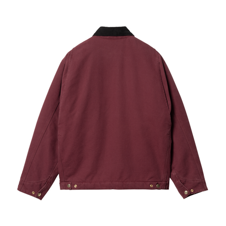 Carhartt WIP OG Detroit Jacket (Winter) - Malbec / Black (aged canvas)