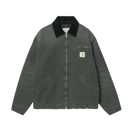 Carhartt WIP OG Detroit Jacket (Winter) - Raven / Black (stone canvas)
