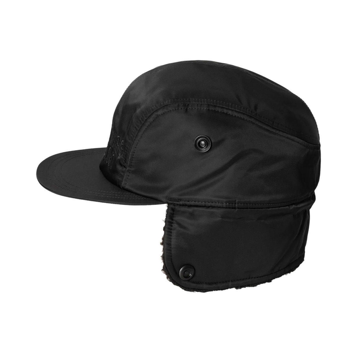 Carhartt WIP Olten Ear Guard Cap - Black / Black