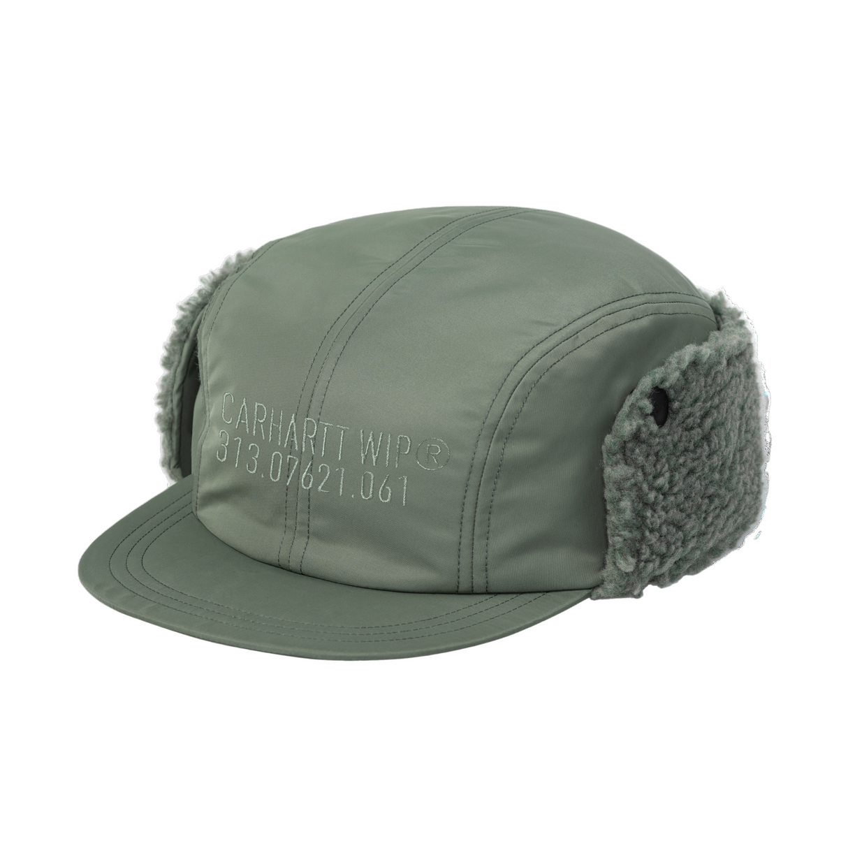 Carhartt WIP Olten Ear Guard Cap - Duck Green / Duck Green