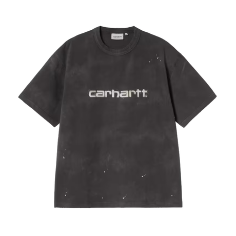 Carhartt WIP Painter T-Shirt - Black, destroy wash, splatter