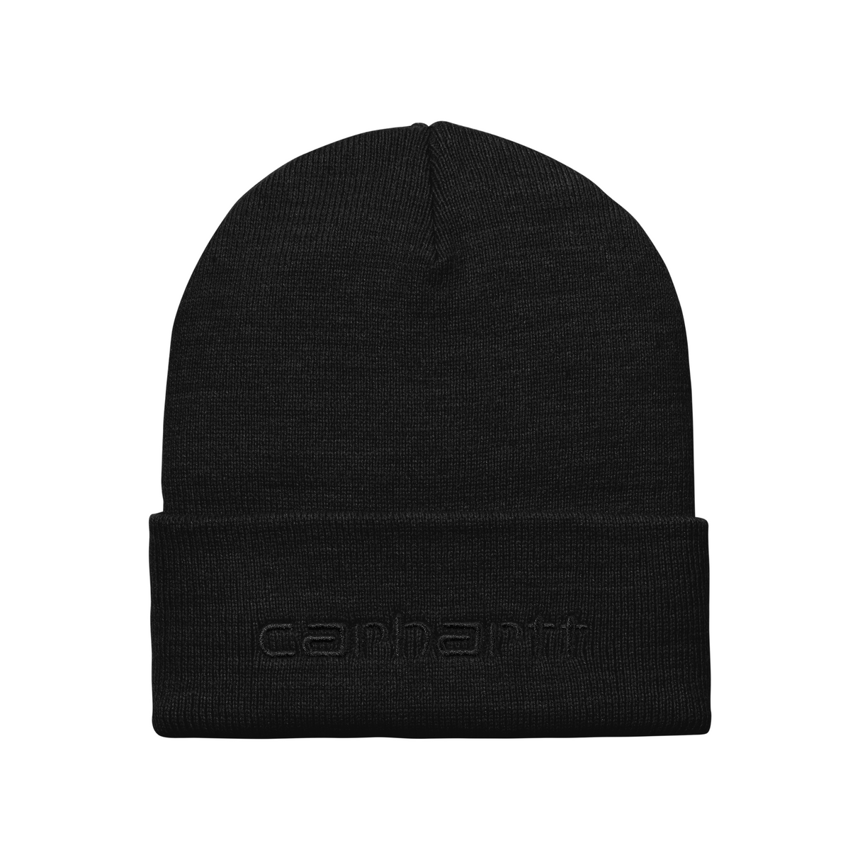 Carhartt WIP Script Beanie - Black / Black