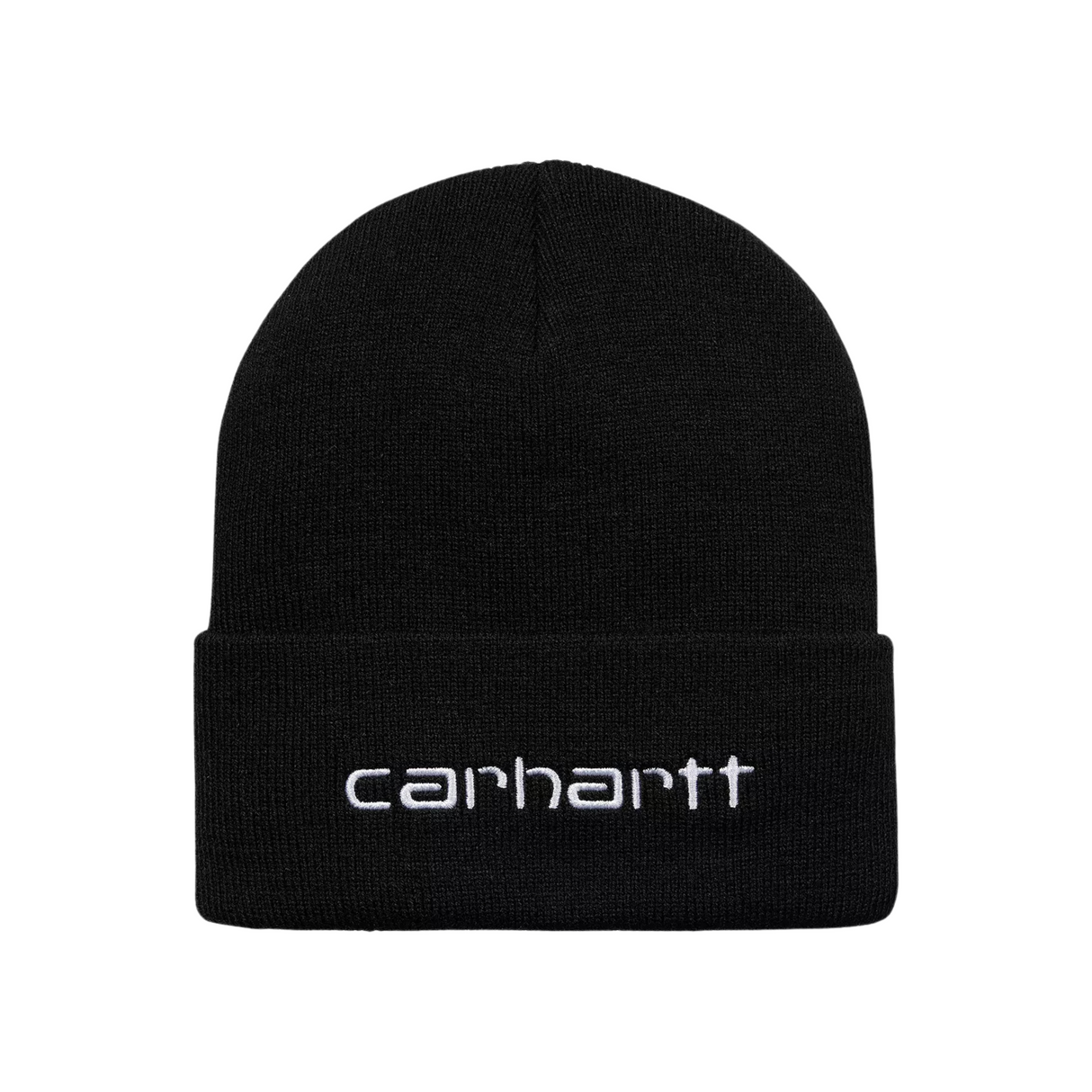 Carhartt WIP Script Beanie - Black / White