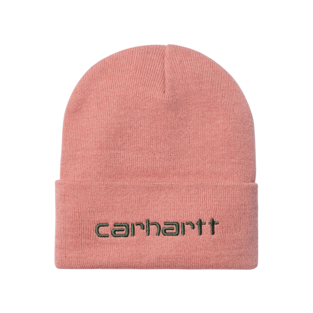 Carhartt WIP Script Beanie - Dusty Rose / Sycamore Tree