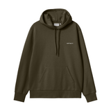 Carhartt WIP Script Embroidery Hoodie - Cypress / White