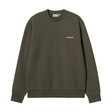 Carhartt WIP Script Embroidery Sweatshirt - Cypress / White